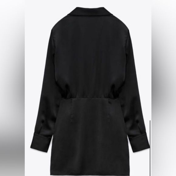Zara satin shirt dress - Picture 4 of 5